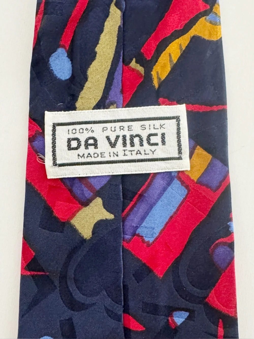 Vintage Da Vinci Silk Tie